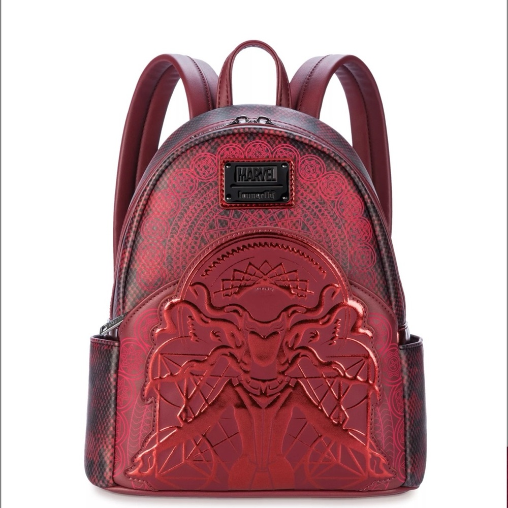 Marvel Scarlet Witch Crimson Backpack with Embossed Design